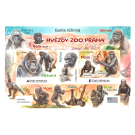 Aršík poštovních známek "Hvězdy Zoo Praha"