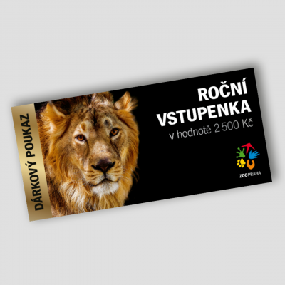 Dárkový poukaz – roční vstupenka rodinná