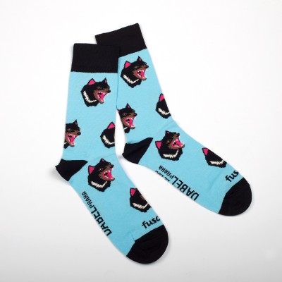 Designové unisex ponožky s motivem ďábla medvědovitého 
