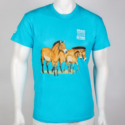 Unisex tričko s motivem "Návrat divokých koní", rok 2024