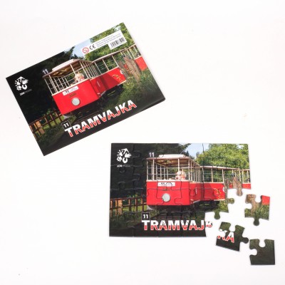Puzzle – dětská tramvajka ze Zoo Praha