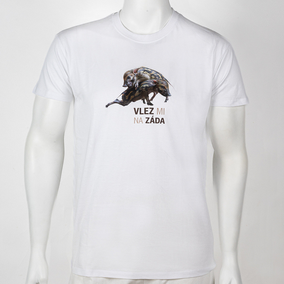 Unisex tričko "Vlez mi na záda"