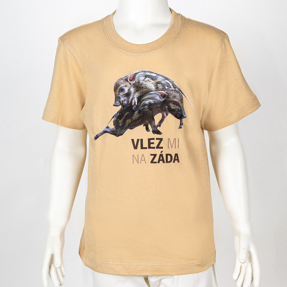 Dětské tričko "Vlez mi na záda"