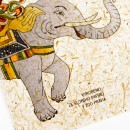 Dopisní obálka ze sloního trusu