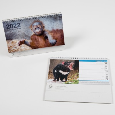 Stolní kalendář Zoo Praha 2022