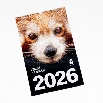 Nástěnný kalendář Zoo Praha 2026