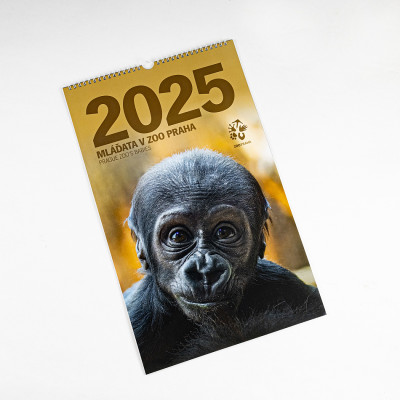 Nástěnný kalendář Zoo Praha 2025 