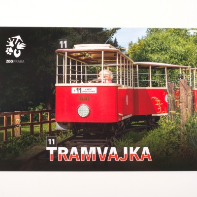 Pohlednice – dětská tramvajka ze Zoo Praha 