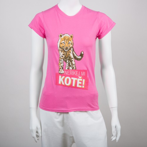 Dámské tričko „Neříkej mi kotě“ gepard