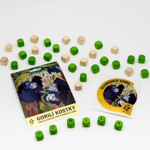 Gorilí kostky – sada 50 ks