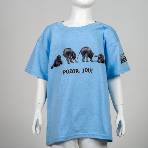Dětské tričko POZOR, JDU! 