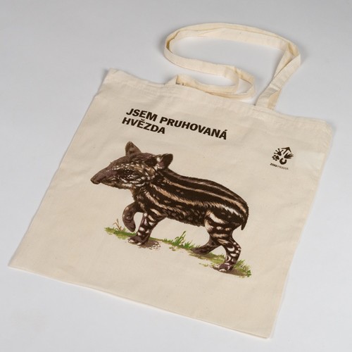 Látková taška s tapírem