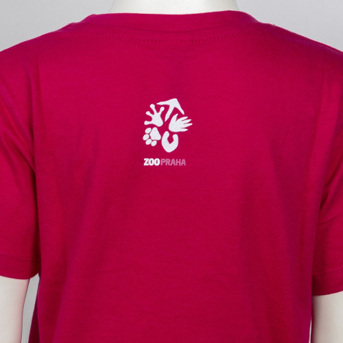 Dětské tričko s portrétem žirafy