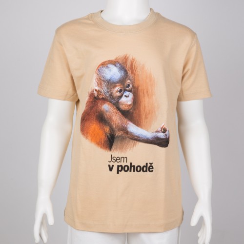 Dětské tričko s motivem mláděte orangutana sumaterského