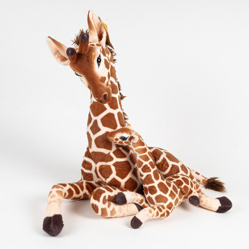 Žirafa ležící s mládětem 48 cm