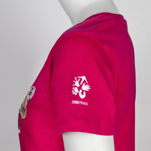 Dámské tričko s portrétem žirafy