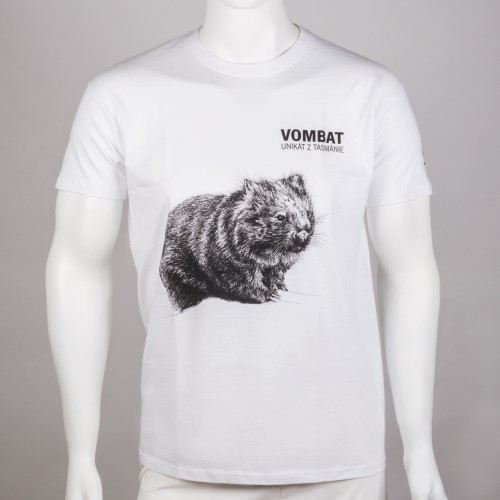 Pánské tričko: Vombat – unikát z Tasmánie