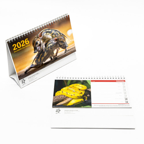 Stolní kalendář Zoo Praha 2026 